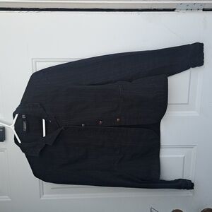 Mexx Black Button-Up Blazer Jacket | Size 10 M/L